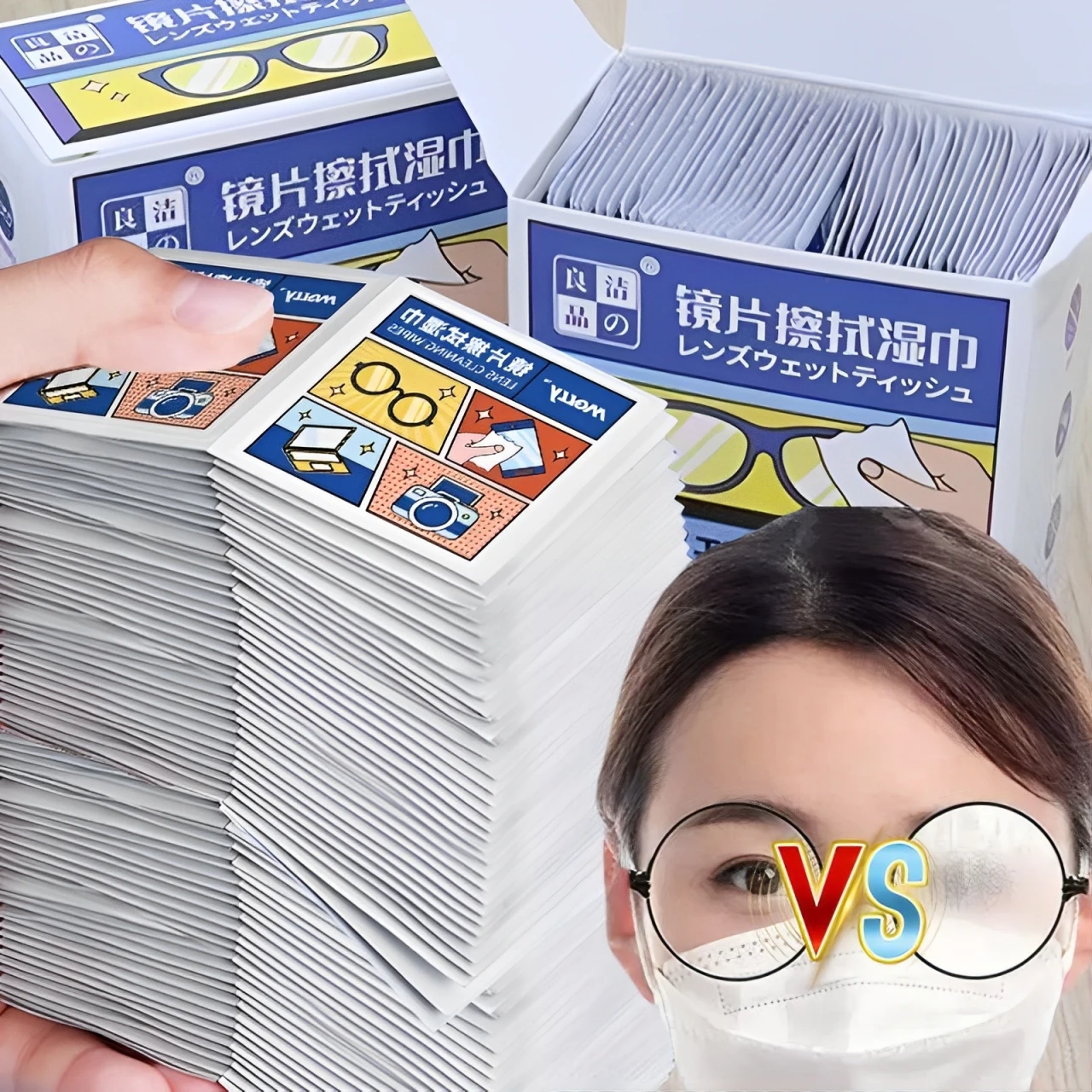 10/200Pcs Glasses Cleaning Wet Paper Disposable Anti Fog Misting Dust Remover Lens Wipes Sunglasses Phone Screen Cleaner
10/200Pcs Glasses Cleaning Wet Paper Disposable Anti Fog Misting Dust Remover Lens Wipes Sunglasses Phone Screen Cleaner