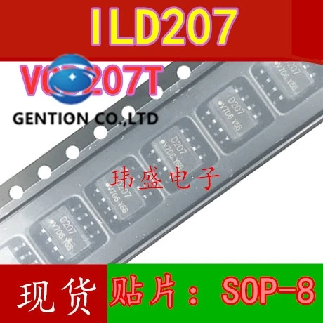 10PCS ILD207 D207 SOP-8 decoupling VOD207T light in stock 100% new and original
10PCS ILD207 D207 SOP-8 decoupling VOD207T light in stock 100% new and original