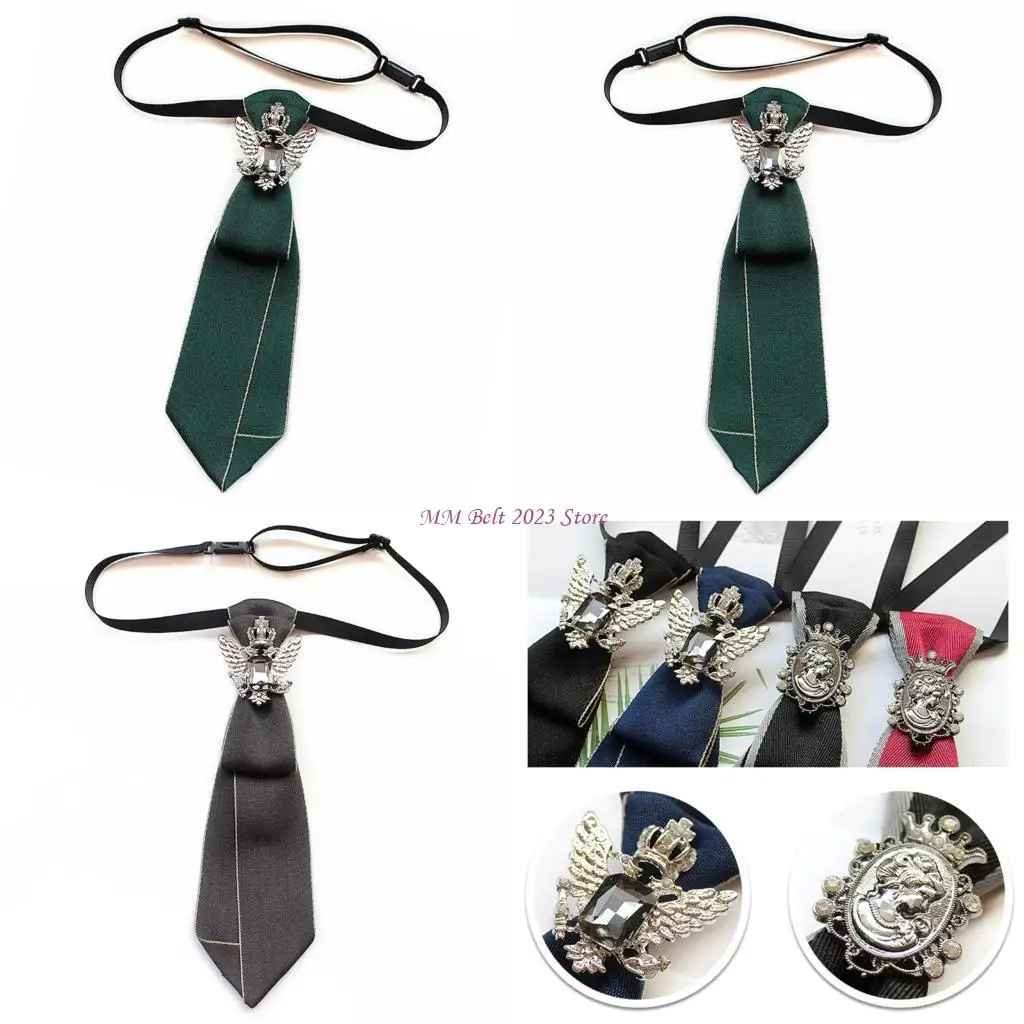 49ME Adjustable JK Tie with Rhinestones Preepy Look School Uniform Bowtie Dark Neckti
49ME Adjustable JK Tie with Rhinestones Preepy Look School Uniform Bowtie Dark Neckti