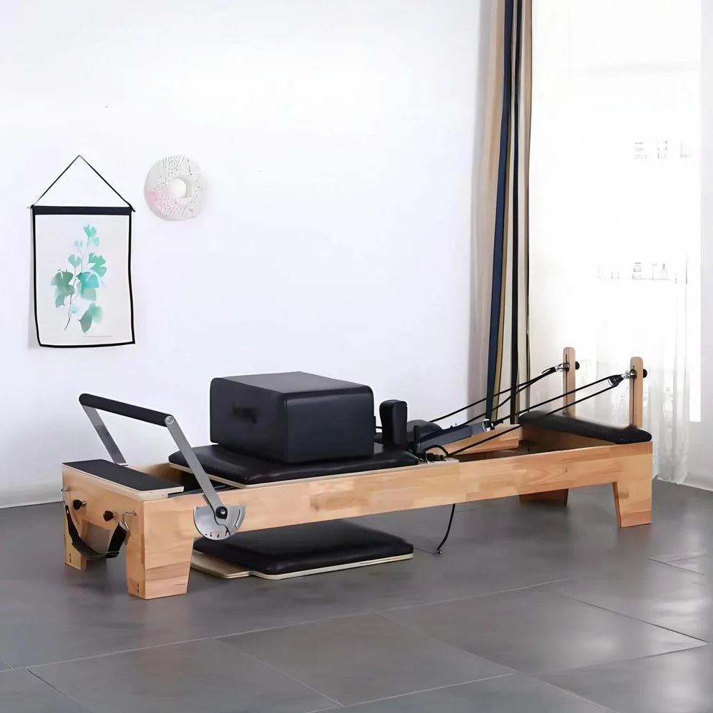 Professional Wood Adjustable Pilates Reformer Machine Commercial Studio Core Bed Health Stretch Training
Professional Wood Adjustable Pilates Reformer Machine Commercial Studio Core Bed Health Stretch Training