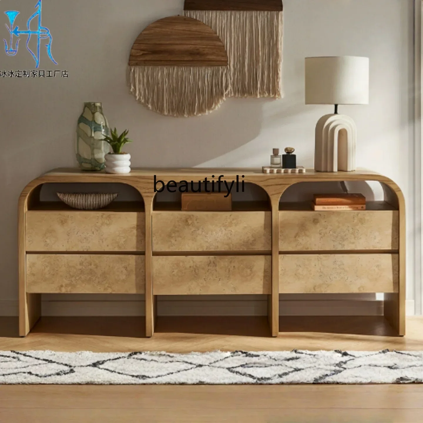 American retro storage, dining side cabinet small apartment floor-to-ceiling storage cabinet Japanese-style antique wall cabinet
American retro storage, dining side cabinet small apartment floor-to-ceiling storage cabinet Japanese-style antique wall cabinet