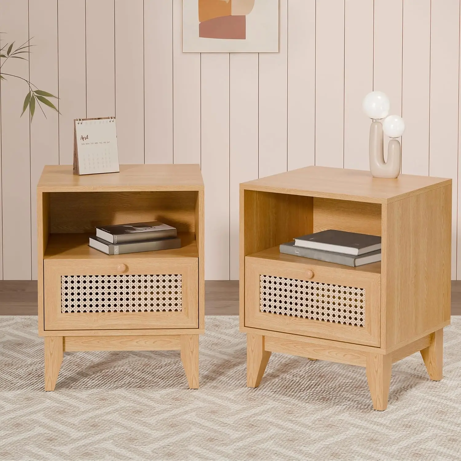 Nightstand Set Of 2, Bedroom Nightstands Set Of 2, Bedside Table, Wood Night Stand With Open Shelf, Set, Customized
Nightstand Set Of 2, Bedroom Nightstands Set Of 2, Bedside Table, Wood Night Stand With Open Shelf, Set, Customized