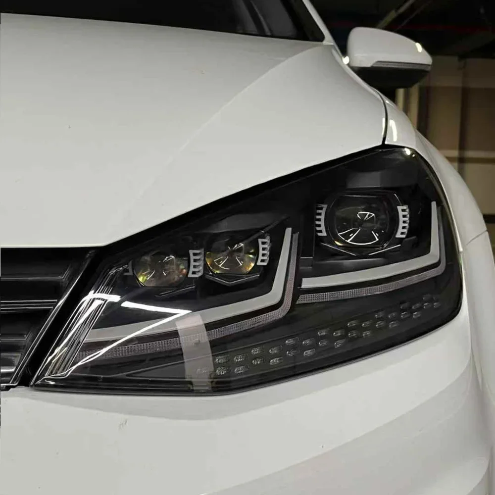 Для Golf 7 Mk7 2013-2017 автомобильный передний фонарь в сборе, обновленный светодиодный три линзы проектора, автофара, аксессуары с высокой конфигурацией
Для Golf 7 Mk7 2013-2017 автомобильный передний фонарь в сборе, обновленный светодиодный три линзы проектора, автофара, аксессуары с высокой конфигурацией