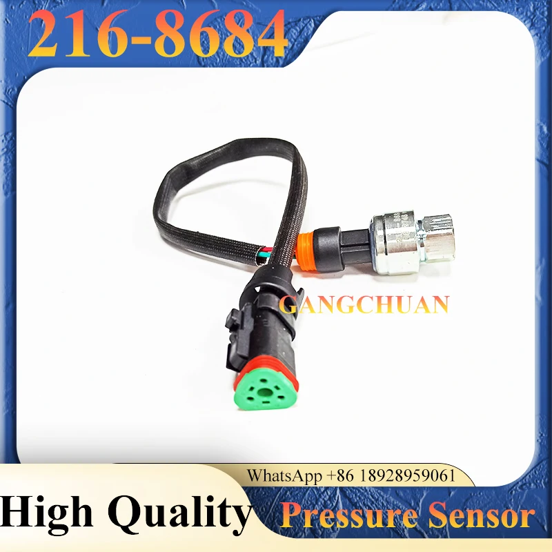 High Quality 216-8684 Pressure Sensor 2168684 for Caterpillar CAT Engine 3516 3512 3508 G3412 G3512E G3516EFor Caterpillar Parts
High Quality 216-8684 Pressure Sensor 2168684 for Caterpillar CAT Engine 3516 3512 3508 G3412 G3512E G3516EFor Caterpillar Parts