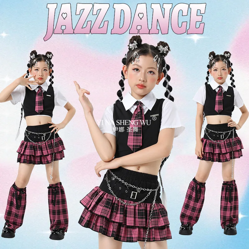 Одежда в стиле хип-хоп для девочек, укороченный топ, клетчатые юбки для уличных танцев, детские костюмы для милых джазовых болельщиков, детская уличная одежда, комплекты одежды Y2K
Одежда в стиле хип-хоп для девочек, укороченный топ, клетчатые юбки для уличных танцев, детские костюмы для милых джазовых болельщиков, детская уличная одежда, комплекты одежды Y2K