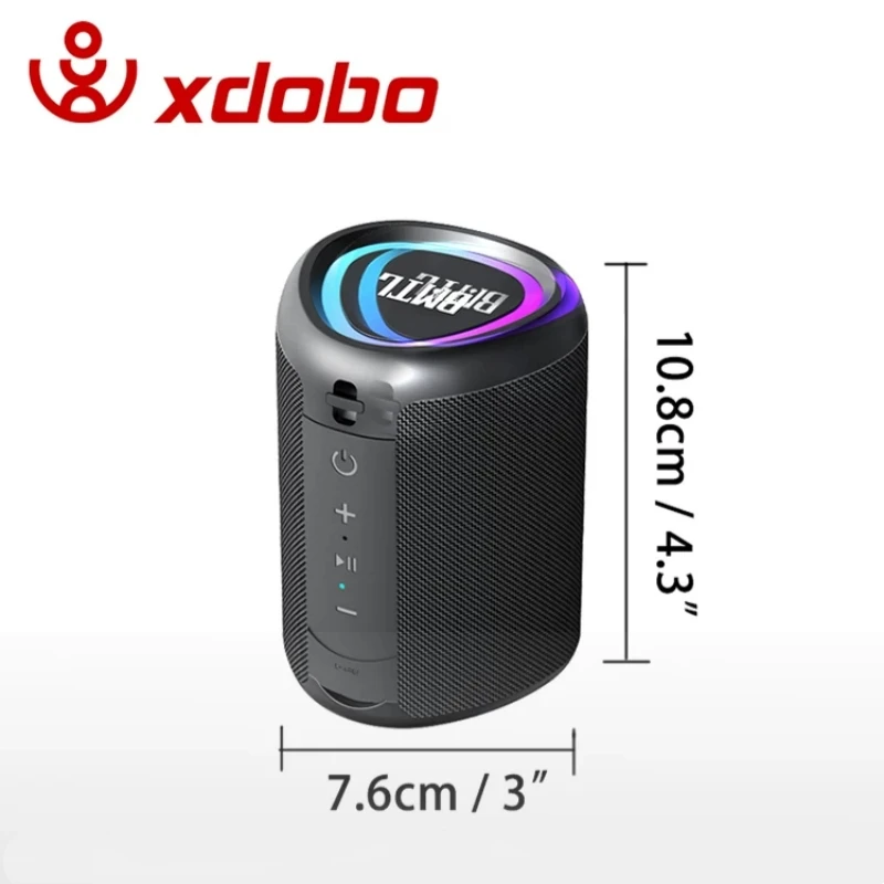 XDOBO Go Killer Portable Bluetooth Speaker with RGB LED Light 10H Playtime TWS Pairing Wireless Sound for Outdoor Camping Party
XDOBO Go Killer Portable Bluetooth Speaker with RGB LED Light 10H Playtime TWS Pairing Wireless Sound for Outdoor Camping Party