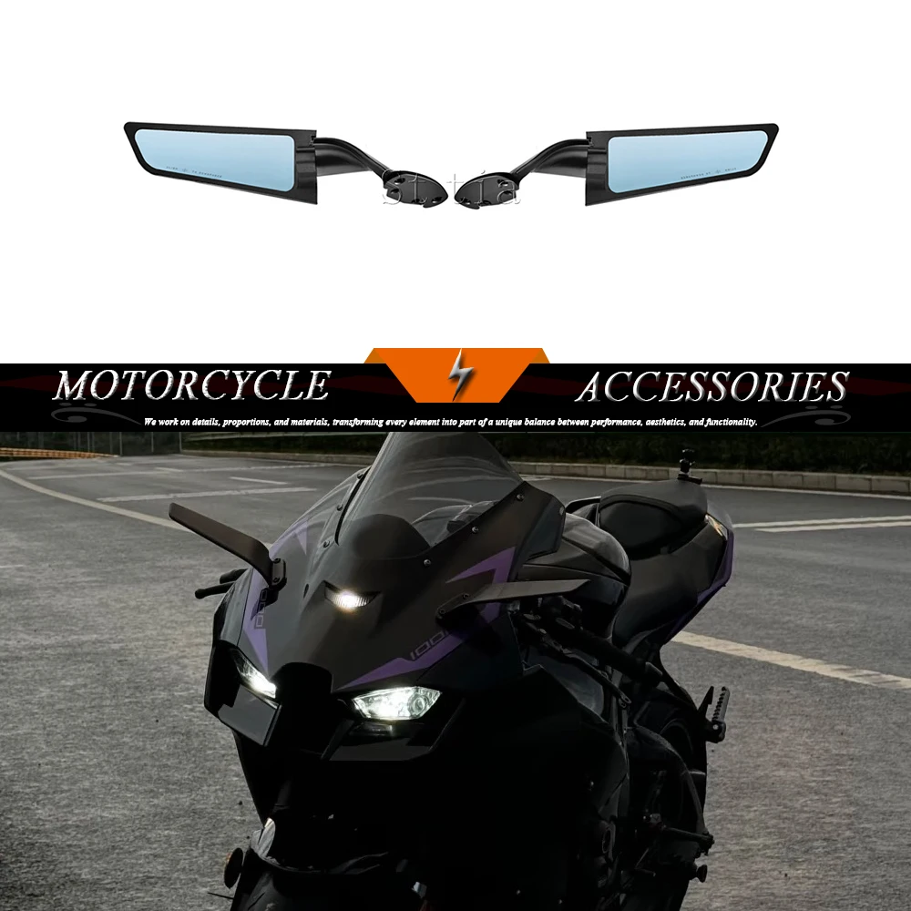 Motorcycle Accessories Rear View Mirror With Front Turn Signal For Kawasaki Ninja 1000 ZX10R ZX-10R ZX-10RR ZX10RR 2017-2026
Motorcycle Accessories Rear View Mirror With Front Turn Signal For Kawasaki Ninja 1000 ZX10R ZX-10R ZX-10RR ZX10RR 2017-2026