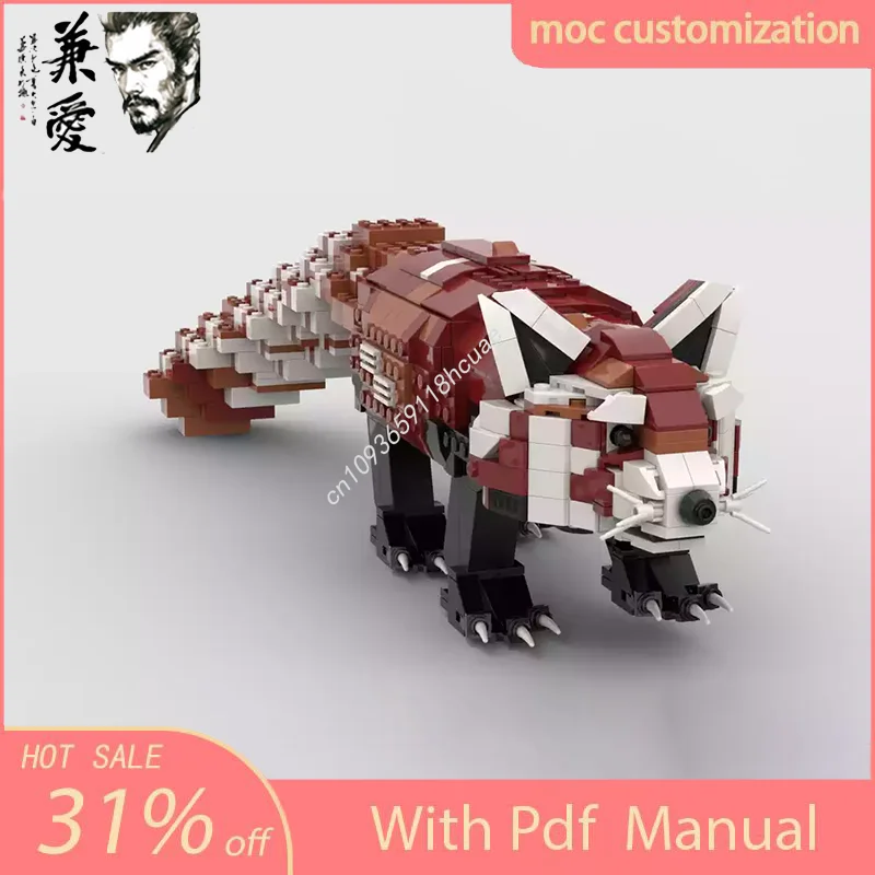 902 шт. MOC на заказ красная панда модель животного строительный блок Diy креативная сборка развивающие кирпичи игрушки подарок ребенку
902 шт. MOC на заказ красная панда модель животного строительный блок Diy креативная сборка развивающие кирпичи игрушки подарок ребенку