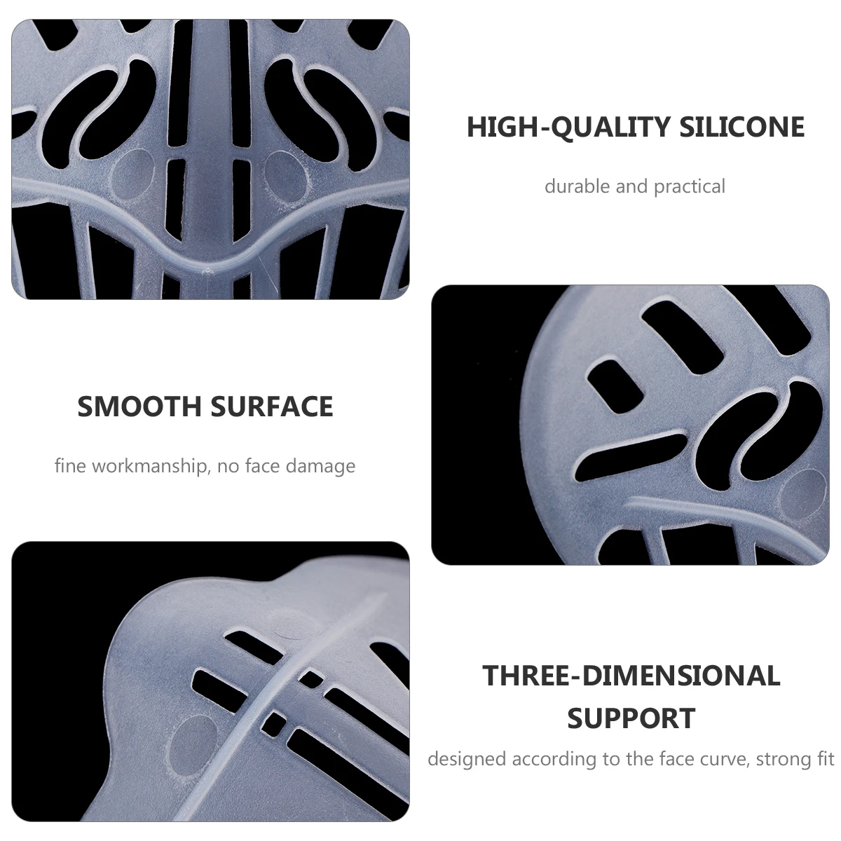 5pcs Mask Bracket Holder Stand Inside Pad Rack Silicone Accessory for Dust Protection Reusable Breathing Space
5pcs Mask Bracket Holder Stand Inside Pad Rack Silicone Accessory for Dust Protection Reusable Breathing Space