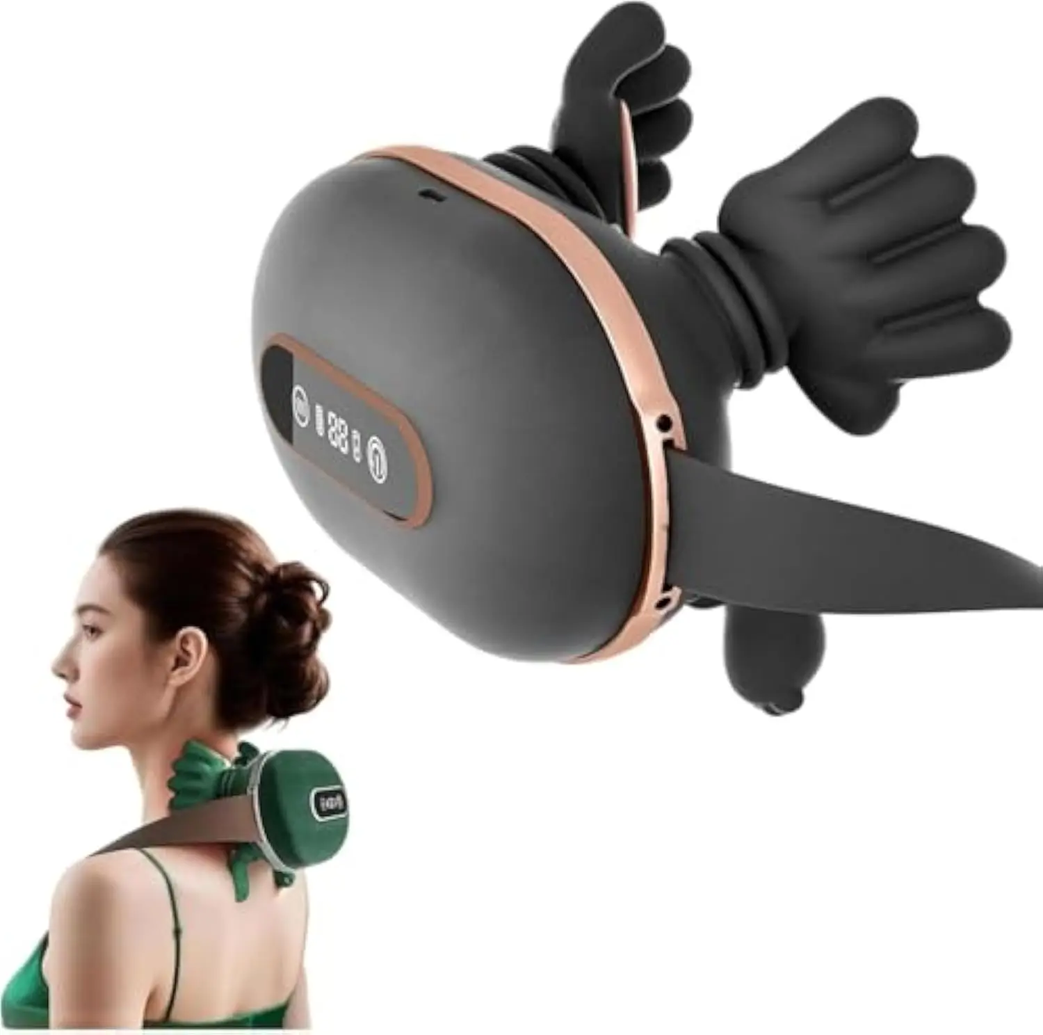 Бионический массажер с подогревом, массажер для шеи с пальцами, 4D разминающий массаж, имитирует настоящий массаж ладони, комфорт, расслабляет мышечное напряжение
Бионический массажер с подогревом, массажер для шеи с пальцами, 4D разминающий массаж, имитирует настоящий массаж ладони, комфорт, расслабляет мышечное напряжение