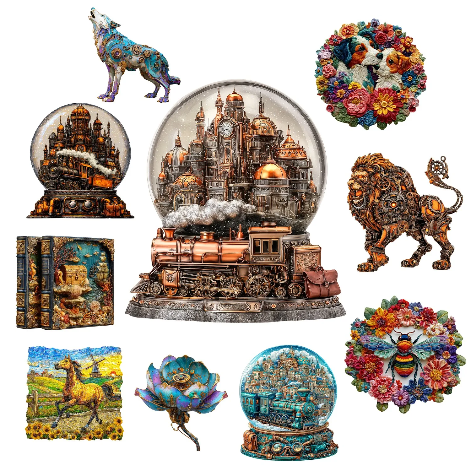 Miniature Castle Theme Wooden Jigsaw Puzzle Wooden Decor Christmas and Halloween Gift Toy for Teen and Kid
Miniature Castle Theme Wooden Jigsaw Puzzle Wooden Decor Christmas and Halloween Gift Toy for Teen and Kid