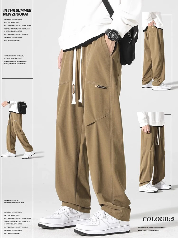 Loose Straight Leg Casual Pants Men's Autumn New American Retro Workwear Wide Leg Pants Youthful Energy Sle Nylon Fabric
Loose Straight Leg Casual Pants Men's Autumn New American Retro Workwear Wide Leg Pants Youthful Energy Sle Nylon Fabric