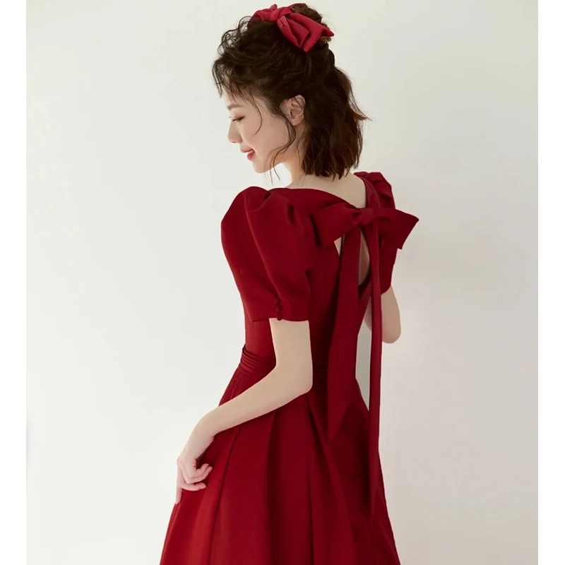 Красное женское платье с завышенной талией, А-силуэт, короткое, формальное, в корейском стиле, для подружек невесты, для вечеринок и свиданий
Красное женское платье с завышенной талией, А-силуэт, короткое, формальное, в корейском стиле, для подружек невесты, для вечеринок и свиданий