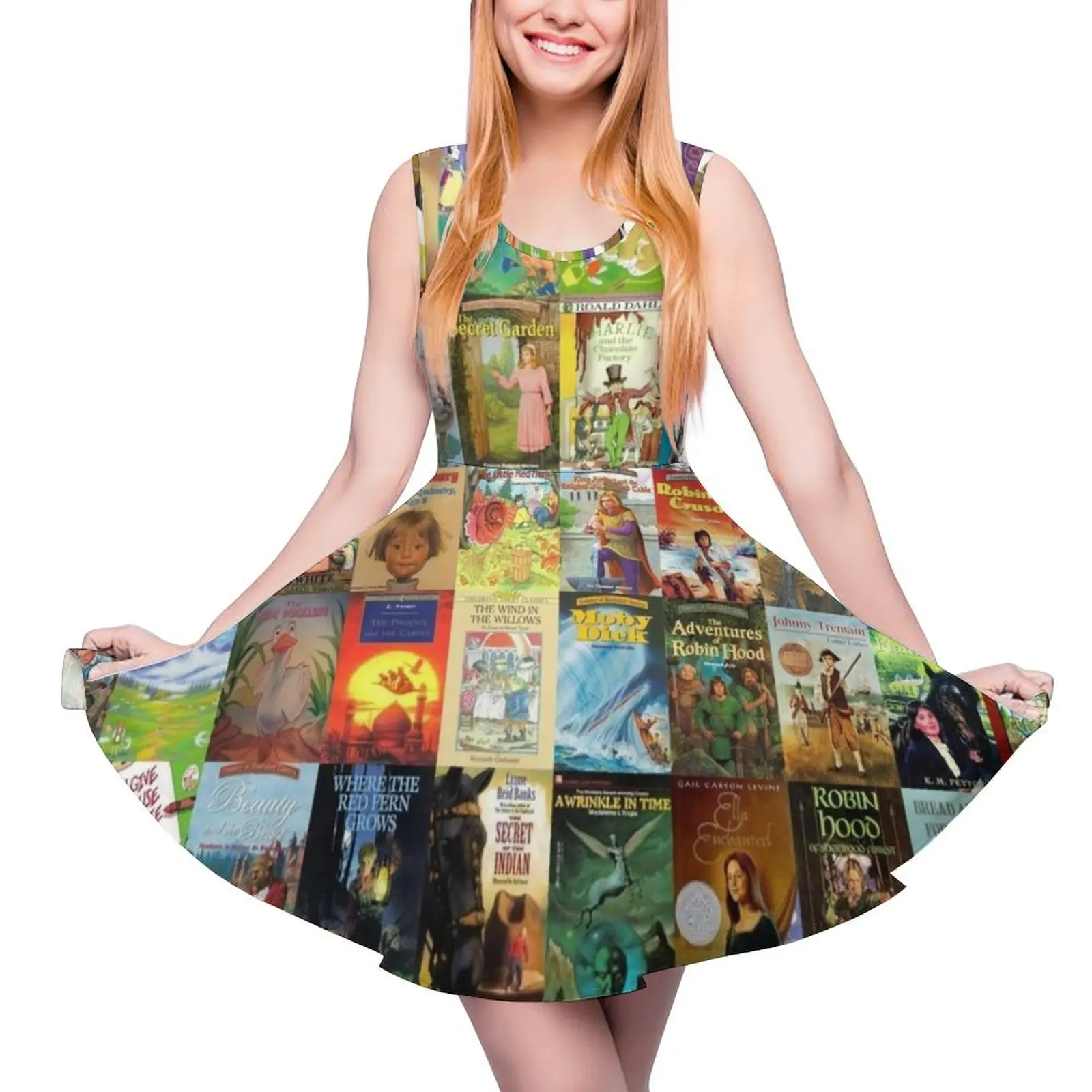 Children"s Books Sleeveless Dress dress women elegant luxury Woman clothing
Children"s Books Sleeveless Dress dress women elegant luxury Woman clothing