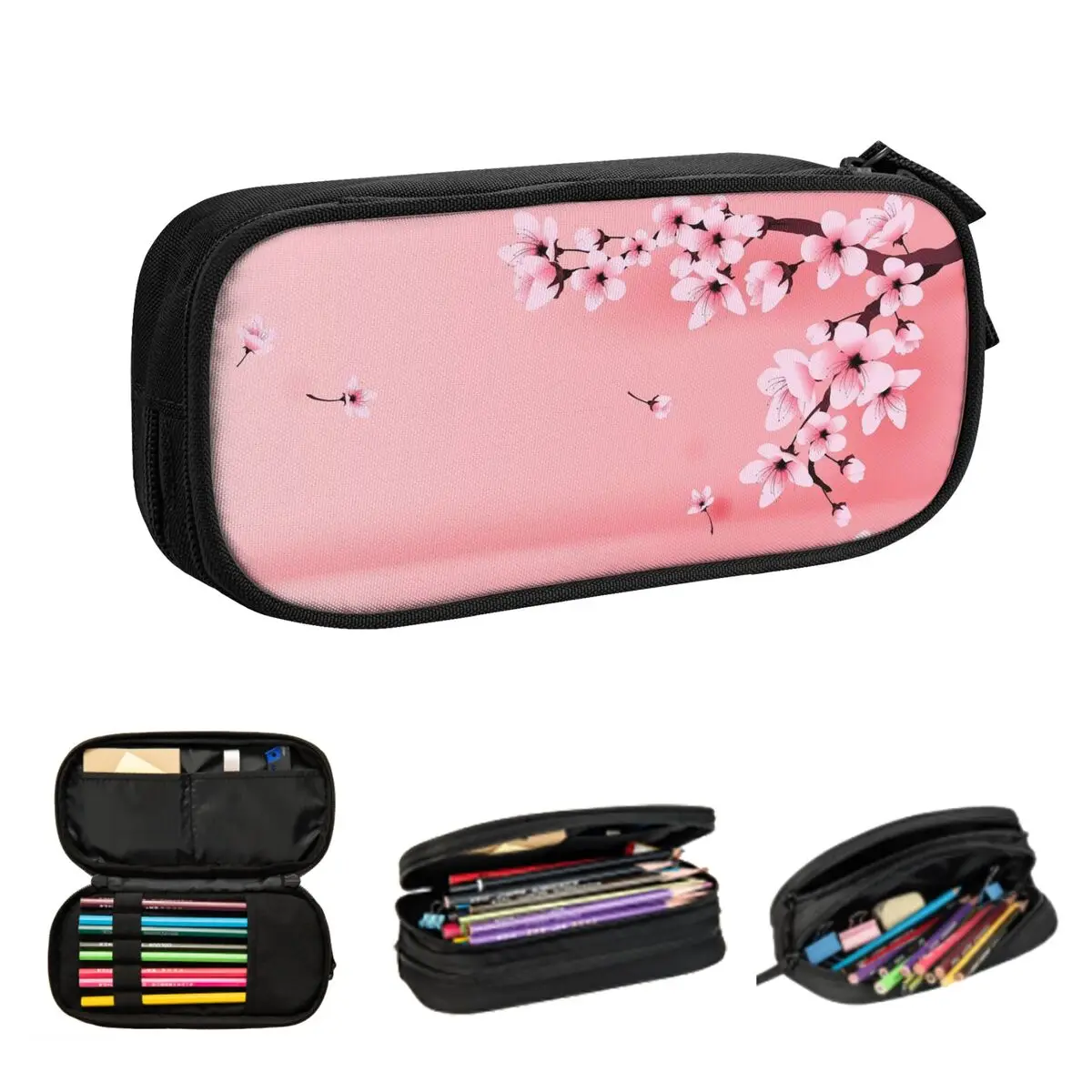 Sakura Tree Cherry Blossom Floral Flower Pencil Cases for Students Gifts Pen Box Pencil Bag Large Storage Pencil Pouch
Sakura Tree Cherry Blossom Floral Flower Pencil Cases for Students Gifts Pen Box Pencil Bag Large Storage Pencil Pouch