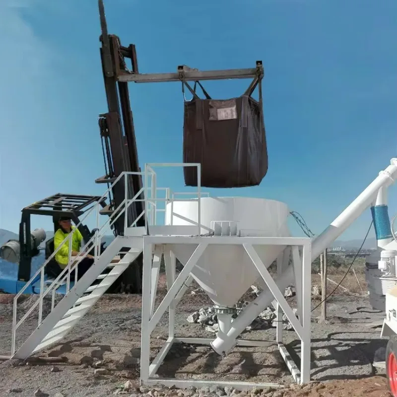 YG Manufacture Price 3m3 Cement Weighing Hopper Cement Big Bag Silo with Screw Conveyor
YG Manufacture Price 3m3 Cement Weighing Hopper Cement Big Bag Silo with Screw Conveyor
