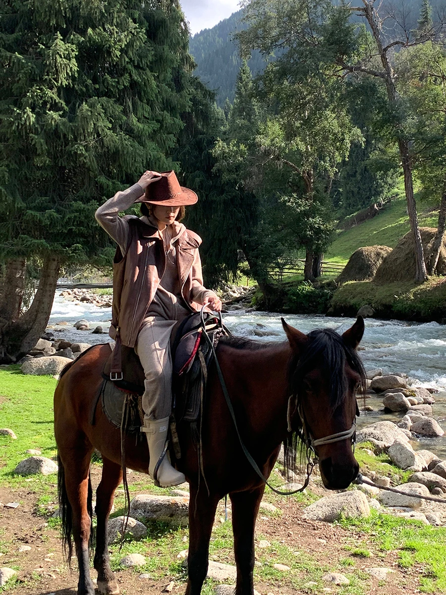 Комплект футболок Lsd Theater без воска из кожи ягненка, байкерский жилет, шерстяной открытый кардиган, повседневные брюки, модный женский ансамбль
Комплект футболок Lsd Theater без воска из кожи ягненка, байкерский жилет, шерстяной открытый кардиган, повседневные брюки, модный женский ансамбль