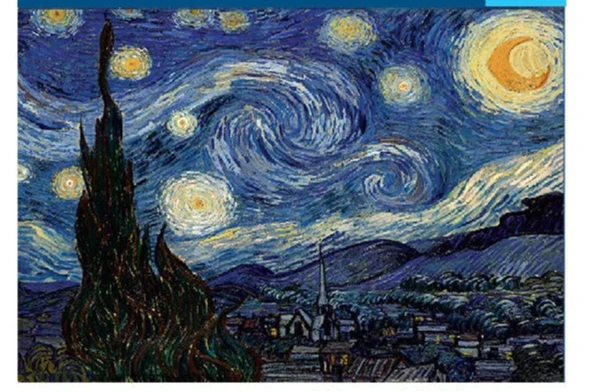 1000 Pieces Jigsaw Puzzle Landscape The Starry Night by Van Gogh,Stress Reducing Toys Holiday gift Perfect for DIY Creative
1000 Pieces Jigsaw Puzzle Landscape The Starry Night by Van Gogh,Stress Reducing Toys Holiday gift Perfect for DIY Creative