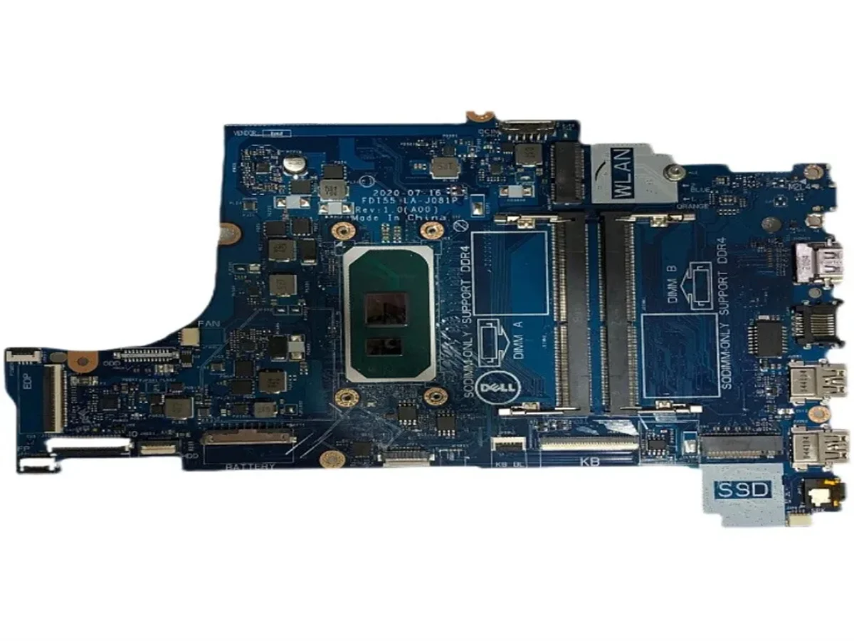 0790 Вт для ноутбука DELL Inspiron 3493, материнская плата I3-1005G1 LA-J081P, процессор, 100% полное тестирование
0790 Вт для ноутбука DELL Inspiron 3493, материнская плата I3-1005G1 LA-J081P, процессор, 100% полное тестирование