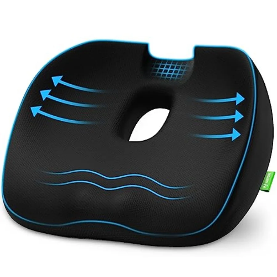 Innovative Donut Pillow Hemorrhoids Scientific Center Hole and Tailbone Cutout Orthopedic Pain Relief Donut Seat Cushion for Co
Innovative Donut Pillow Hemorrhoids Scientific Center Hole and Tailbone Cutout Orthopedic Pain Relief Donut Seat Cushion for Co