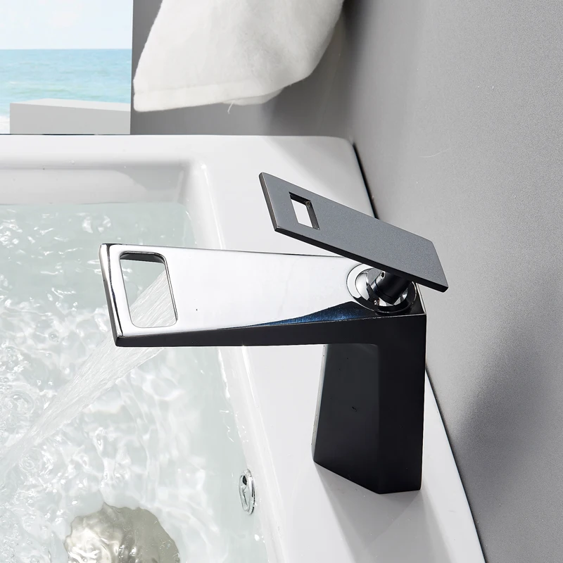 Vidric Black Waterfall Basin Faucet Deck Mounted Brass Single Handle Mixer Tap Deck Mounted Chrome White Bathroom Tap Hot Cold F
Vidric Black Waterfall Basin Faucet Deck Mounted Brass Single Handle Mixer Tap Deck Mounted Chrome White Bathroom Tap Hot Cold F