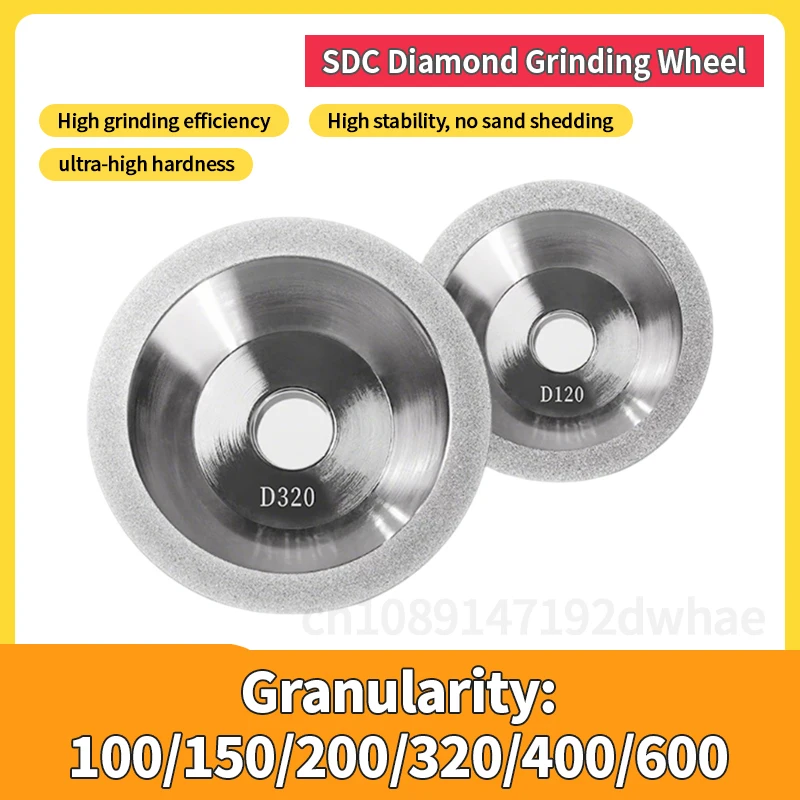 SDC Diamond Grinding Wheel Rotary Abrasive Tool for Sharpening Carbide Metal Steel Tungsten Steel Milling Cutter Cnc Tools
SDC Diamond Grinding Wheel Rotary Abrasive Tool for Sharpening Carbide Metal Steel Tungsten Steel Milling Cutter Cnc Tools