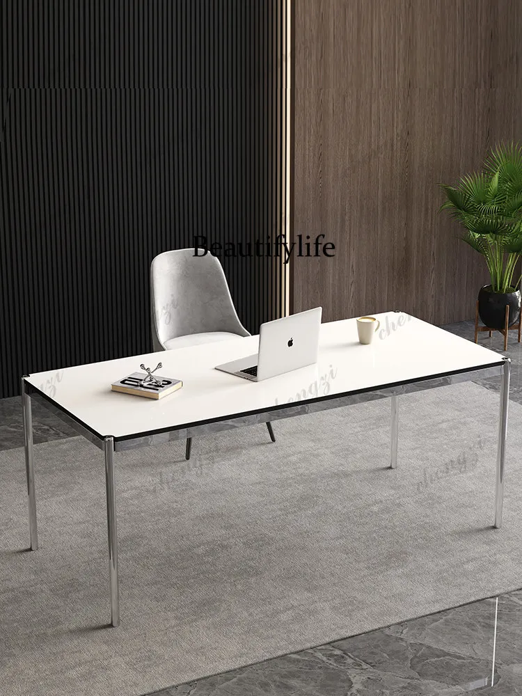 Stainless steel desk Rectangle conference table Computer desk, style writing desk
Stainless steel desk Rectangle conference table Computer desk, style writing desk