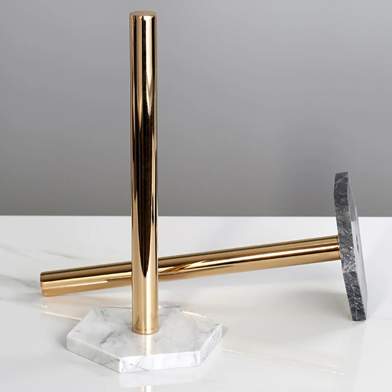 AB02 Gold Paper Stand With Marble Base Vertical Paper Towel Rack Modern Paper Towel Holder Roll Toilet Countertop Kitchen
AB02 Gold Paper Stand With Marble Base Vertical Paper Towel Rack Modern Paper Towel Holder Roll Toilet Countertop Kitchen