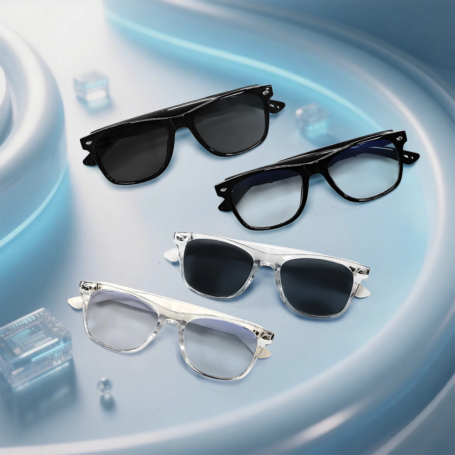 F16 Outdoor Translation Smart Glasses Wireless Music BT Call Headset Audio Sunglasses Portable AI Smart Glasses
F16 Outdoor Translation Smart Glasses Wireless Music BT Call Headset Audio Sunglasses Portable AI Smart Glasses