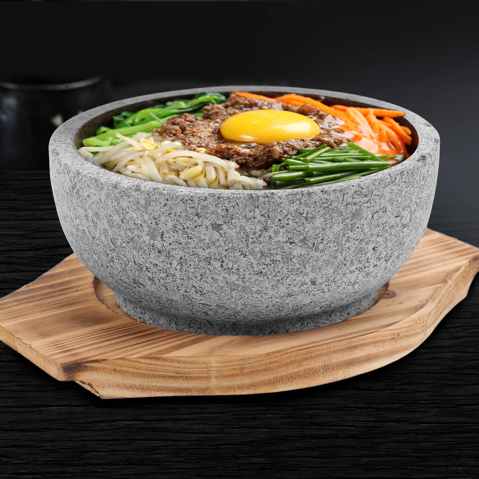 1 set Stone Pot Cuisine For Korean Soup Pad Bibimbap Bowls Kitchen Bibimbap Bowl With Korean Bowl Tray Kitchen Supply Supply
1 set Stone Pot Cuisine For Korean Soup Pad Bibimbap Bowls Kitchen Bibimbap Bowl With Korean Bowl Tray Kitchen Supply Supply