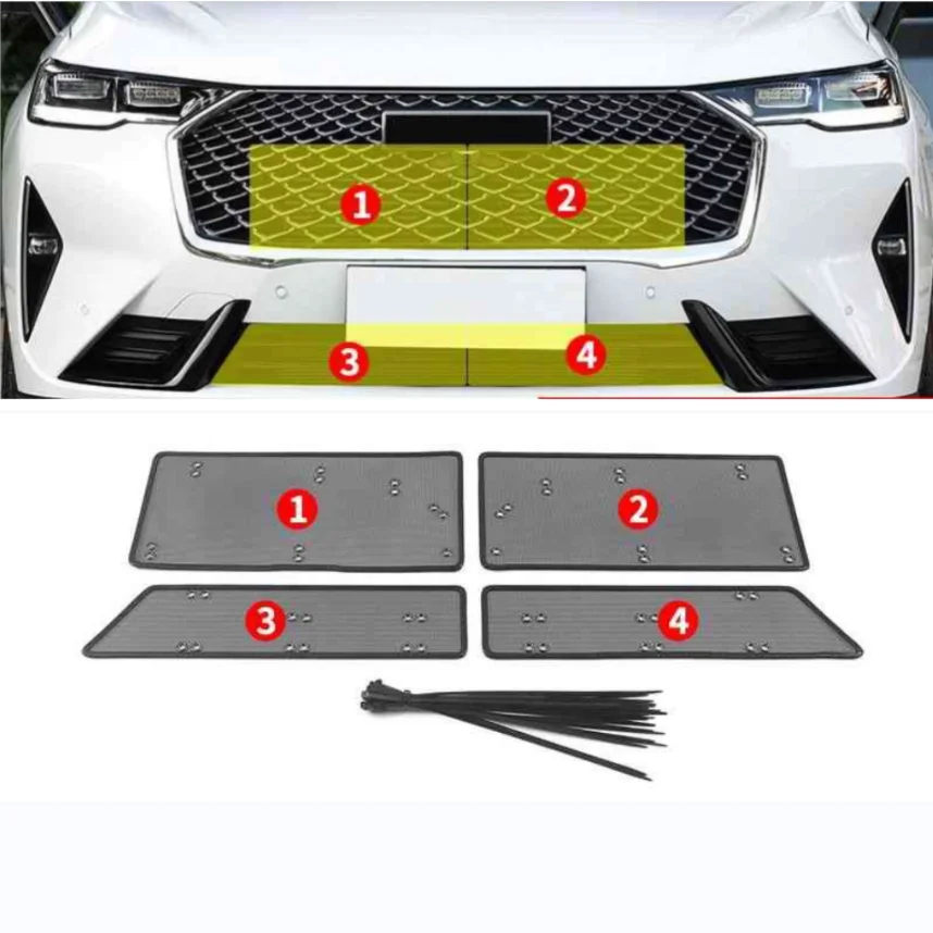 Аксессуары для Haval H6 2021 2022, сетчатая решетка, вставная сетка, противомоскитная пылезащитная крышка, накладка на бампер из нержавеющей стали
Аксессуары для Haval H6 2021 2022, сетчатая решетка, вставная сетка, противомоскитная пылезащитная крышка, накладка на бампер из нержавеющей стали