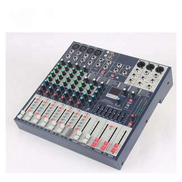 Professional 4 Stereo Power Mixer Dj Mixer Controller with Good Price MX-8D
Professional 4 Stereo Power Mixer Dj Mixer Controller with Good Price MX-8D