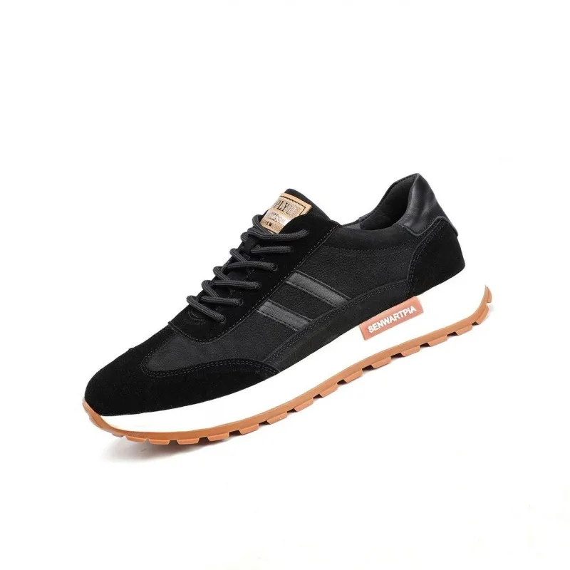 High-Quality Men's Casual Running ShoesTrainer Shoes Autumn Winter Comfort Lace-Up Thick Sole Wear Resistant Suede Sneakers
High-Quality Men's Casual Running ShoesTrainer Shoes Autumn Winter Comfort Lace-Up Thick Sole Wear Resistant Suede Sneakers