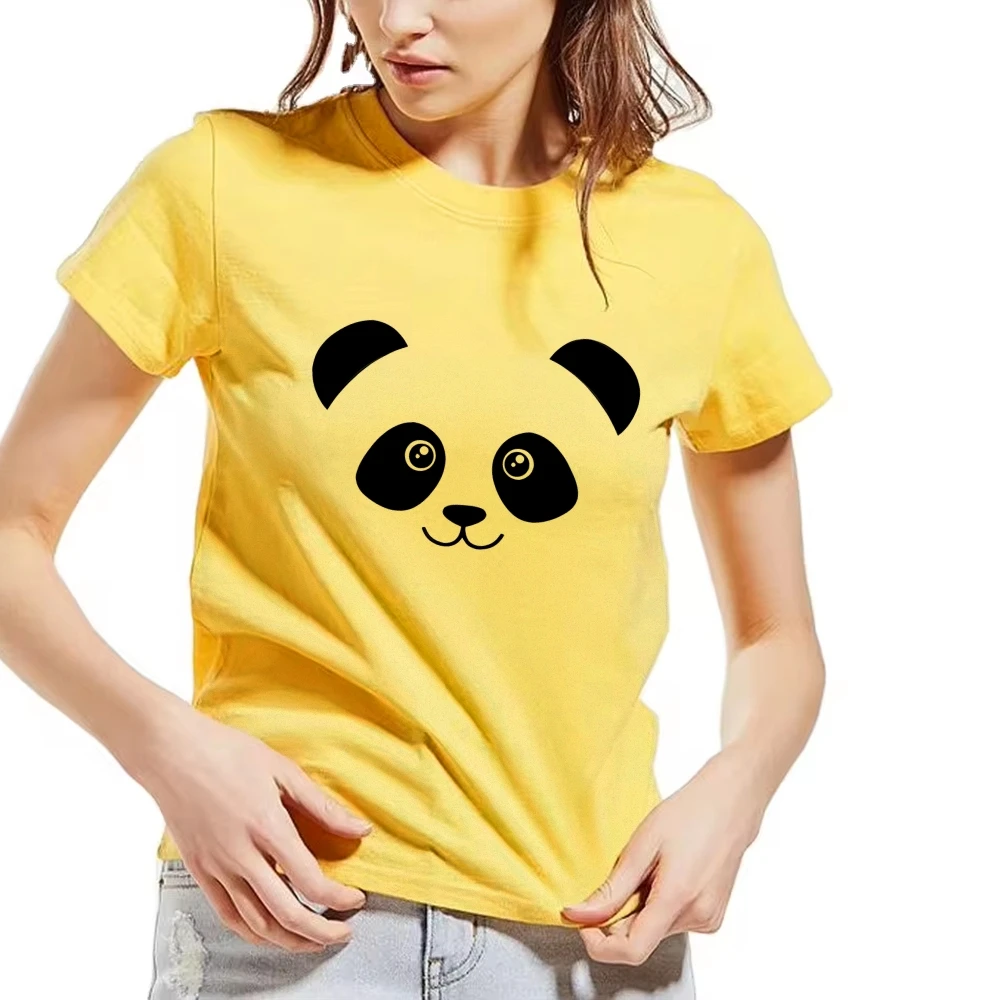 Casual Cotton Women's T-Shirt Cute Code Giant Panda Print Short Sleeve High Quality New Trend Chic Top Clothes Tee
Casual Cotton Women's T-Shirt Cute Code Giant Panda Print Short Sleeve High Quality New Trend Chic Top Clothes Tee