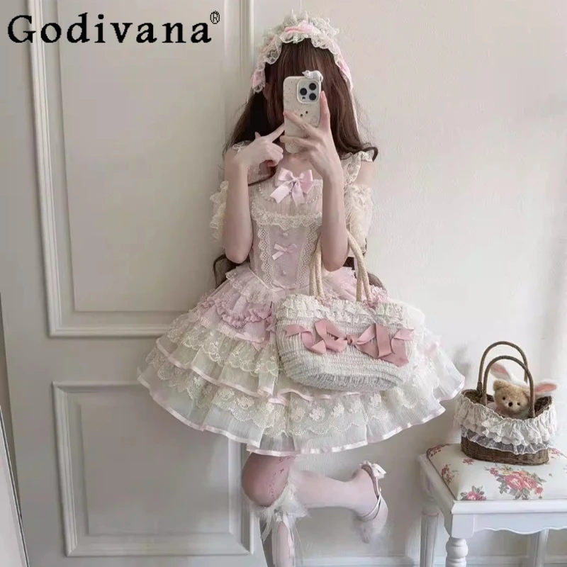 Оригинальное платье в стиле Лолита для женщин, японский стиль, платье-бабочка JSK, женское платье на бретельках, для вечеринок и дней рождения, в стиле High Street
Оригинальное платье в стиле Лолита для женщин, японский стиль, платье-бабочка JSK, женское платье на бретельках, для вечеринок и дней рождения, в стиле High Street