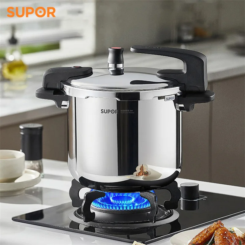 Supor Pressure Cooking Pot Multifunctional Stainless Steel Pressure Cooker 100Kpa Quick Cooking Pot Safety Valve For All Stove
Supor Pressure Cooking Pot Multifunctional Stainless Steel Pressure Cooker 100Kpa Quick Cooking Pot Safety Valve For All Stove