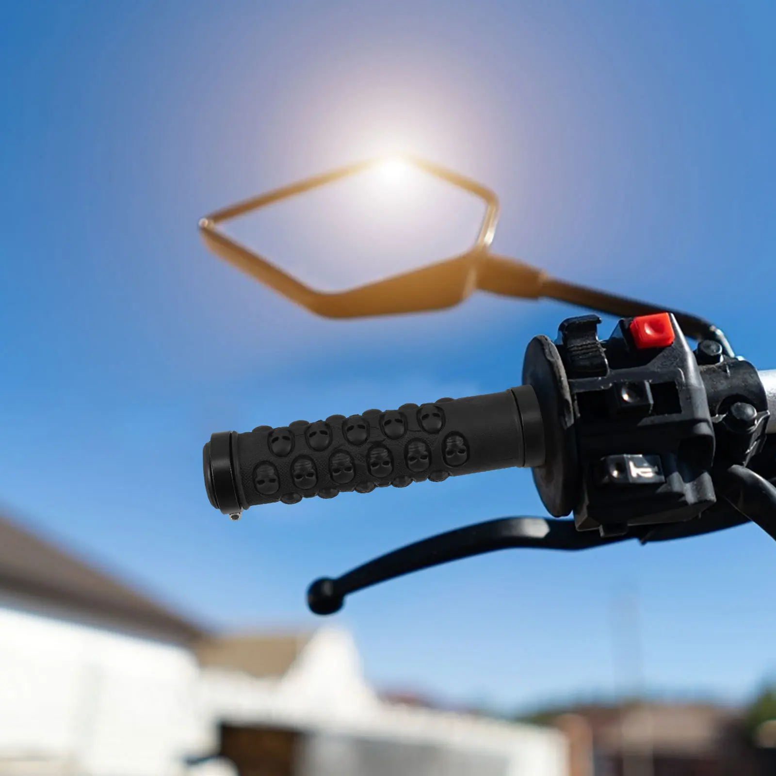 2Pcs Skull Pattern Mountain Bike Handlebar Grips Lock System Non Slip Bicycle Handle Grips for Offroad Riding Mountain Bike Grip
2Pcs Skull Pattern Mountain Bike Handlebar Grips Lock System Non Slip Bicycle Handle Grips for Offroad Riding Mountain Bike Grip