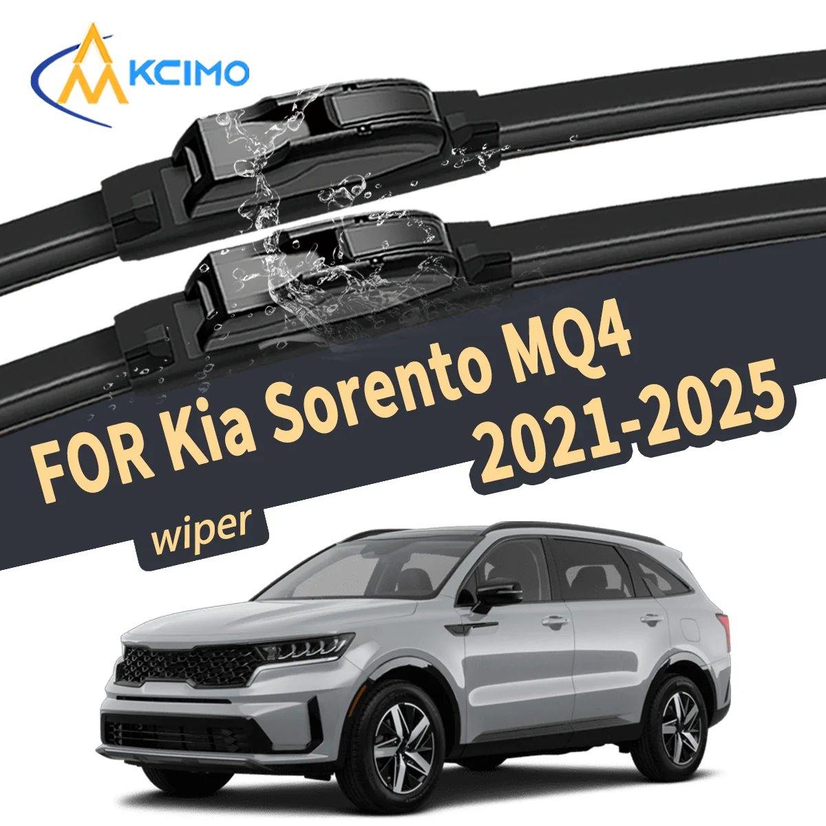 New Silent Wiper Blades for Kia Sorento MQ4 2021-2025 High Quality Natural Rubber Replacement
New Silent Wiper Blades for Kia Sorento MQ4 2021-2025 High Quality Natural Rubber Replacement