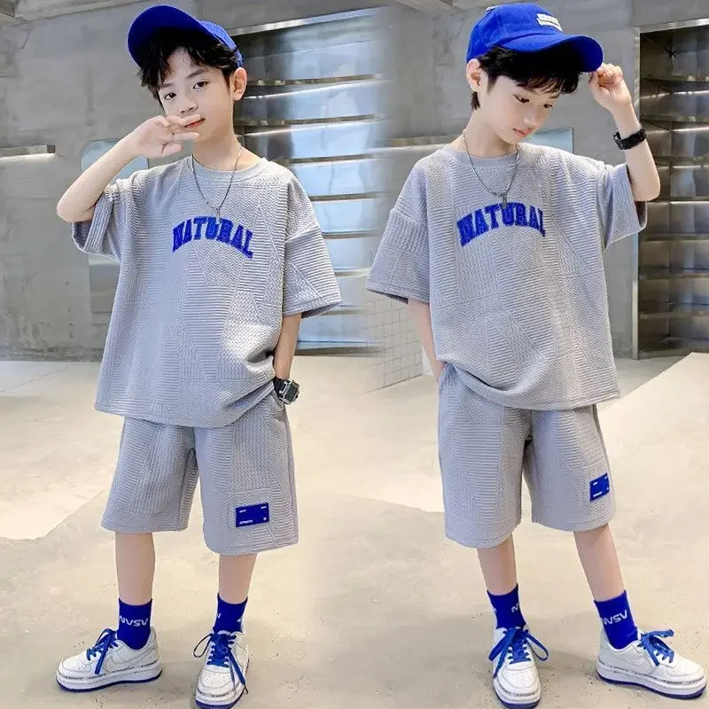 Toddler Summer Kids Clothes Boys Short Sleeve Children's Set Suit 5 6 7 8 9 10 11 12 13 14 15 Year Boys Shorts Summer Clothing
Toddler Summer Kids Clothes Boys Short Sleeve Children's Set Suit 5 6 7 8 9 10 11 12 13 14 15 Year Boys Shorts Summer Clothing