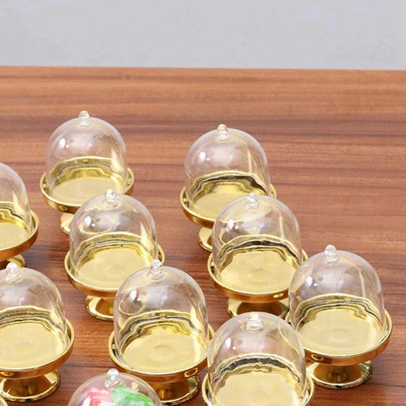 96-Piece Mini Cake Stand Chocolate Cake Candy Display Board With Lid For Birthday And Wedding Supplies (Golden Base)
96-Piece Mini Cake Stand Chocolate Cake Candy Display Board With Lid For Birthday And Wedding Supplies (Golden Base)