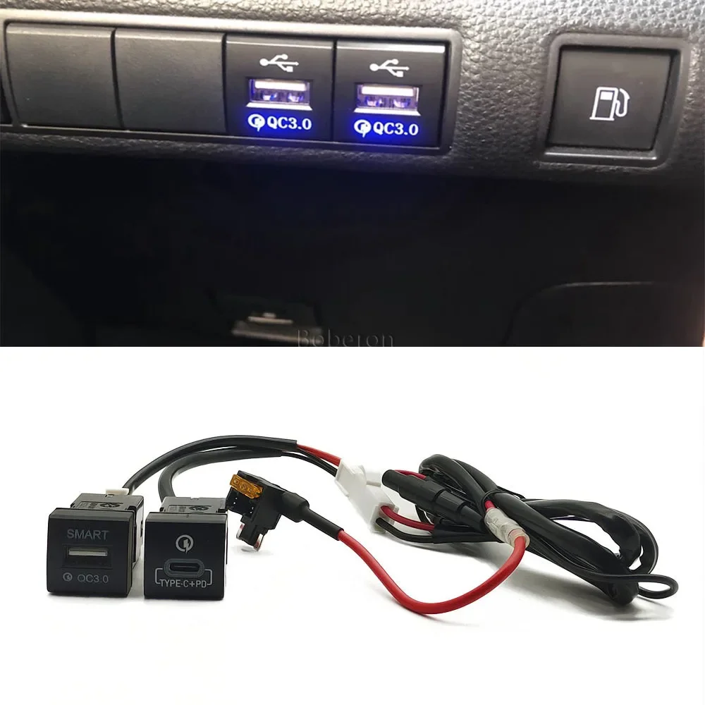 Автомобильное зарядное устройство для быстрой зарядки, USB-разъем для Toyota Prado Corolla RAV4 Camry HIACE, 1 шт.
Автомобильное зарядное устройство для быстрой зарядки, USB-разъем для Toyota Prado Corolla RAV4 Camry HIACE, 1 шт.