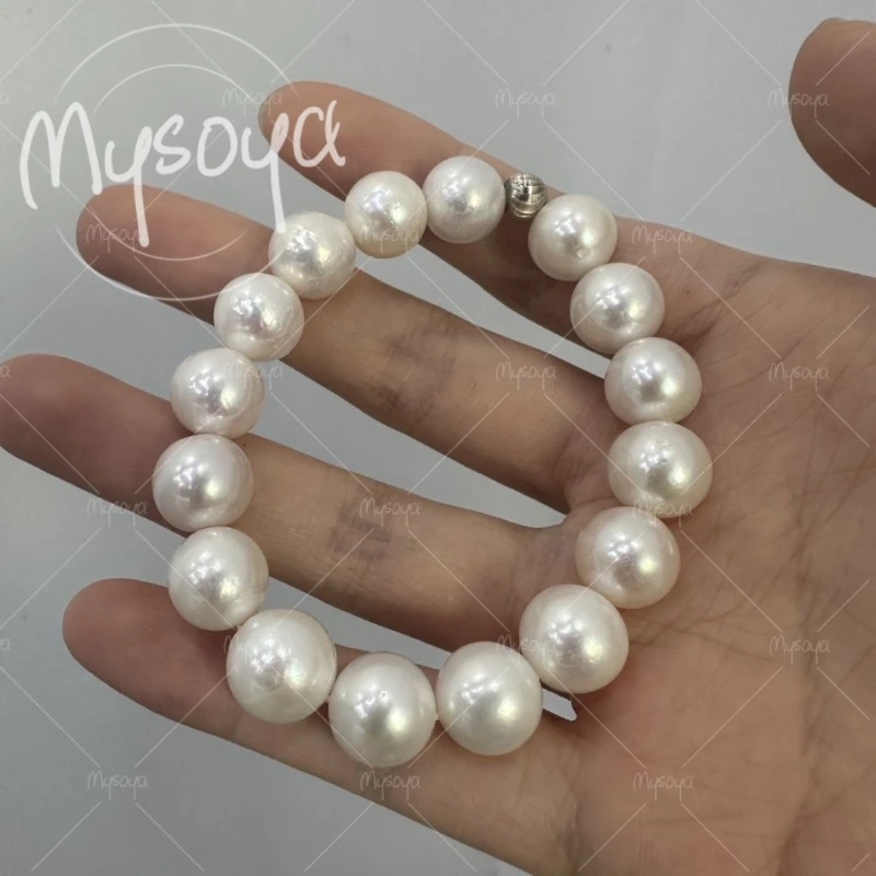 MYSOYA 9-11mm White Edison Pearl Bracelet, with Gift Box, Gift for Her/ Him, Birthday, Wedding, Anniversary, Mother's Day A0106
MYSOYA 9-11mm White Edison Pearl Bracelet, with Gift Box, Gift for Her/ Him, Birthday, Wedding, Anniversary, Mother's Day A0106