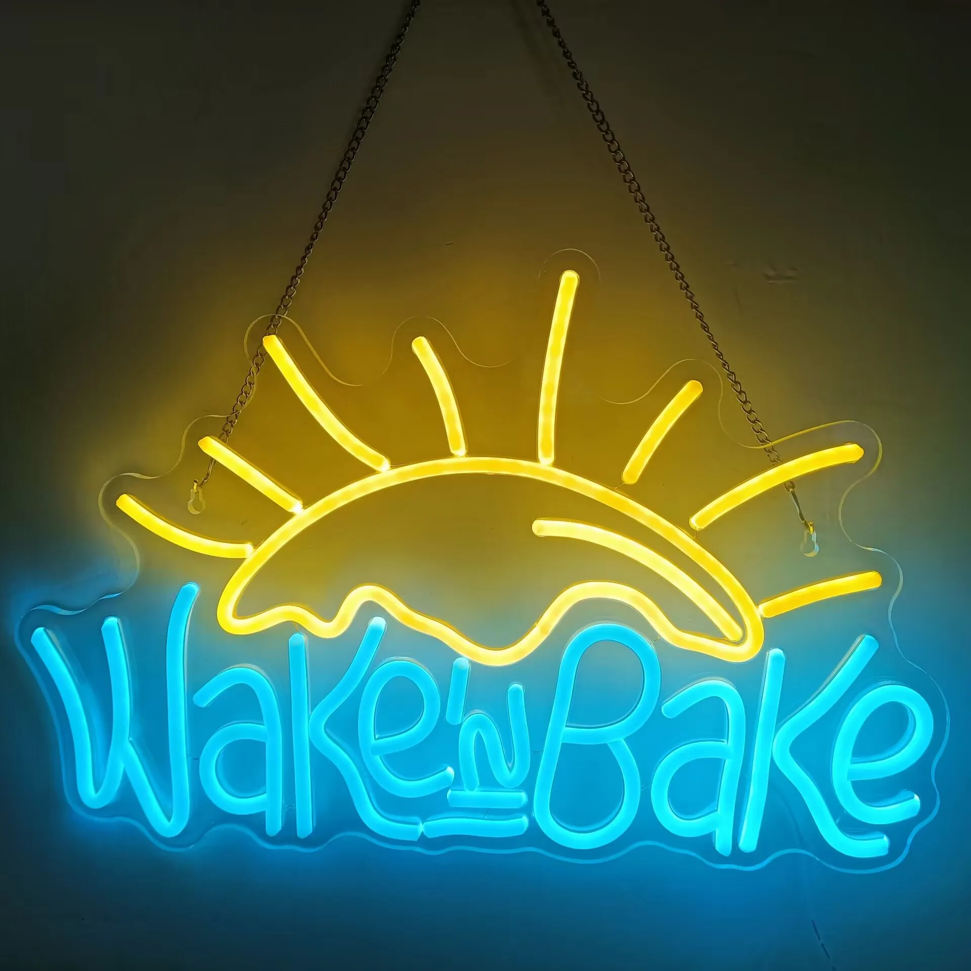 Waken Bake Neon Light Sign for Wall Decor USB Dimmable LED Neon Sign for Man Cave Bedroom Livingroom Birthday Party Gifts
Waken Bake Neon Light Sign for Wall Decor USB Dimmable LED Neon Sign for Man Cave Bedroom Livingroom Birthday Party Gifts