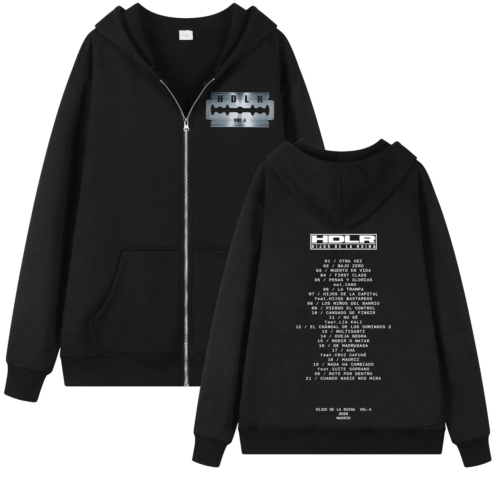 Rap Duo Natos Y Waor Tour 2026 Zipper Hoodie Harajuku Hip Hop Style Zip Up Sweatshirts Men Women Casual Fashion Loose Pullovers
Rap Duo Natos Y Waor Tour 2026 Zipper Hoodie Harajuku Hip Hop Style Zip Up Sweatshirts Men Women Casual Fashion Loose Pullovers