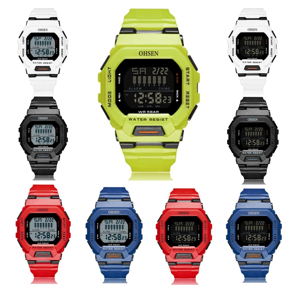 Sports Electronic Watch for Men Women Quartz Strap Mens Watches Stopwatch Waterproof Wristwatch Men Relogio Masculino
Sports Electronic Watch for Men Women Quartz Strap Mens Watches Stopwatch Waterproof Wristwatch Men Relogio Masculino