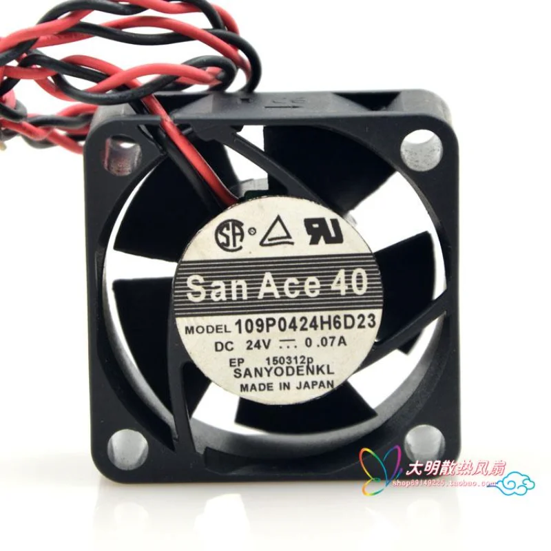 New CPU Cooling Fan for San Ace 40 109P0424H6D23 24V 0.07A 4CM for FANUC Double Ball Fan 40*40*20mm
New CPU Cooling Fan for San Ace 40 109P0424H6D23 24V 0.07A 4CM for FANUC Double Ball Fan 40*40*20mm