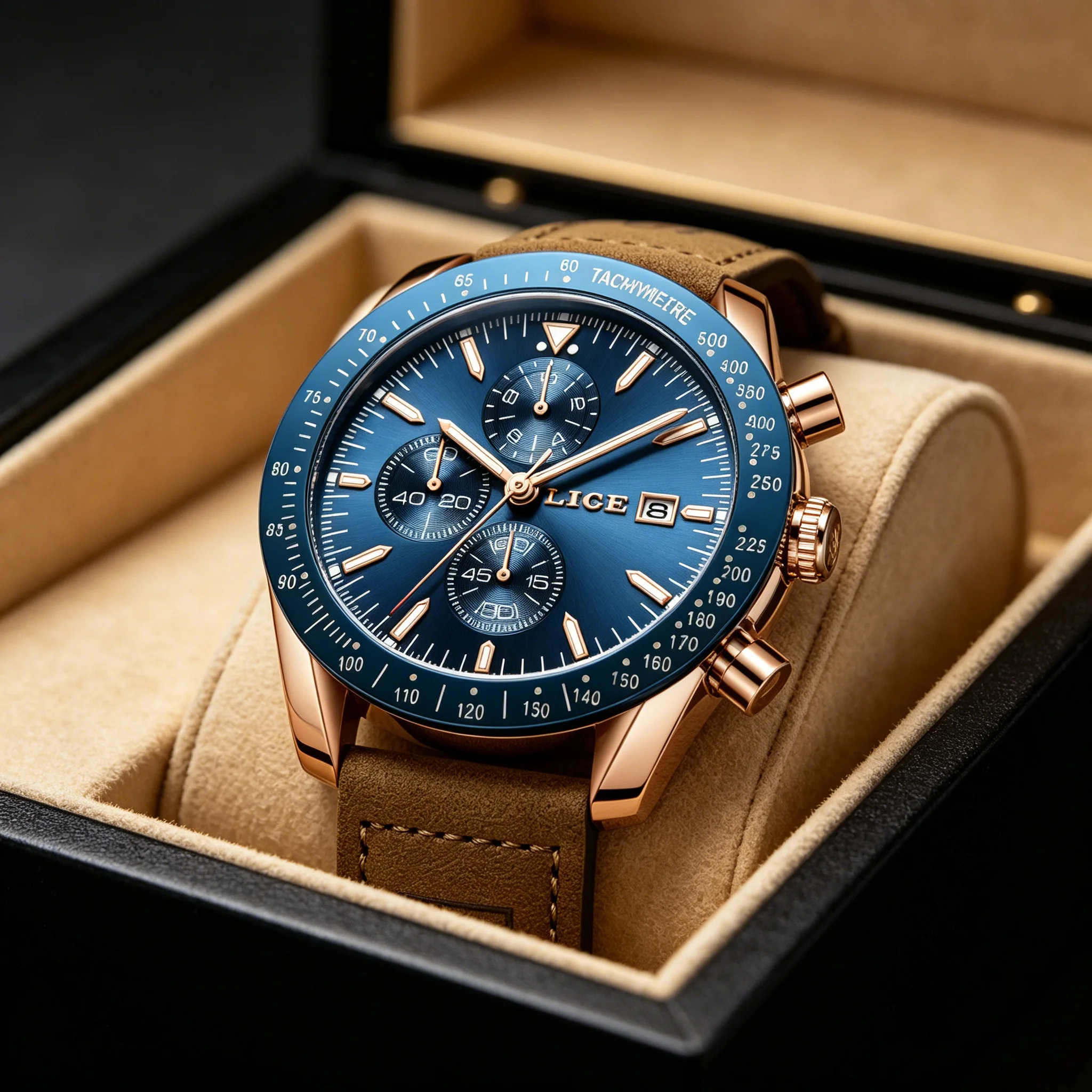 LIGE Business Men's Quartz Watch Military Waterproof Leather Multi functional Timing Code Dial Luminous Gift Men's Watch+Box
LIGE Business Men's Quartz Watch Military Waterproof Leather Multi functional Timing Code Dial Luminous Gift Men's Watch+Box