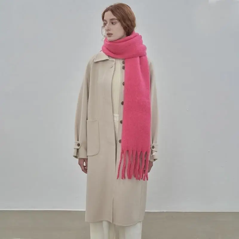 195E Women Fashion Scarves Long Shawl Winter Thick Warm Knit Large Scarf Cashmere Feel Shawl Wraps Multi-color 
195E Women Fashion Scarves Long Shawl Winter Thick Warm Knit Large Scarf Cashmere Feel Shawl Wraps Multi-color