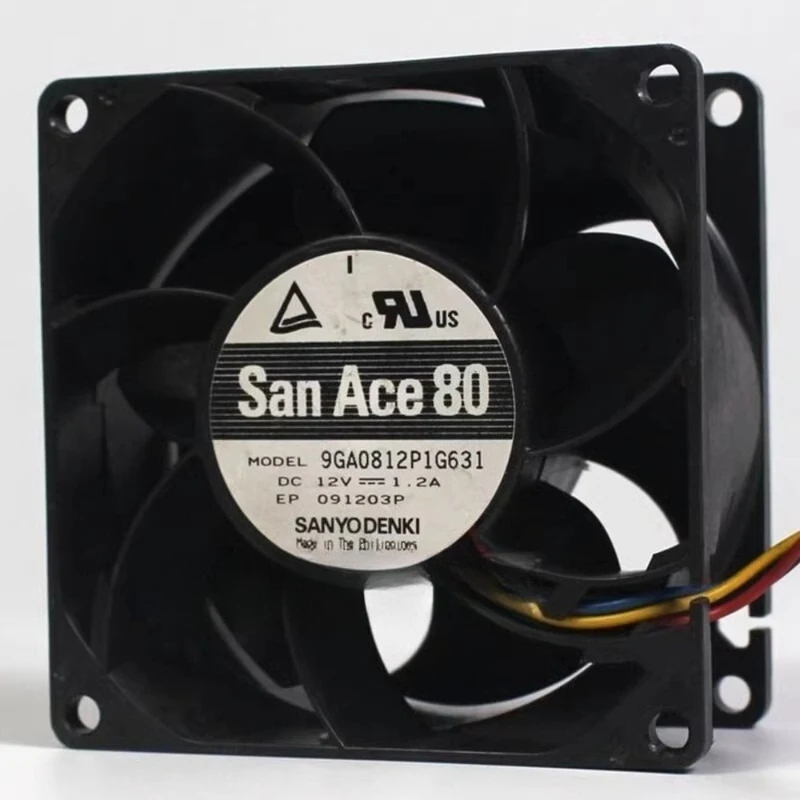 A+for 1pcs Sanyo 9GA0812P1G631 8038 DC 12V 1.2A 8CM 4-Wire Server Cooling Fan
A+for 1pcs Sanyo 9GA0812P1G631 8038 DC 12V 1.2A 8CM 4-Wire Server Cooling Fan