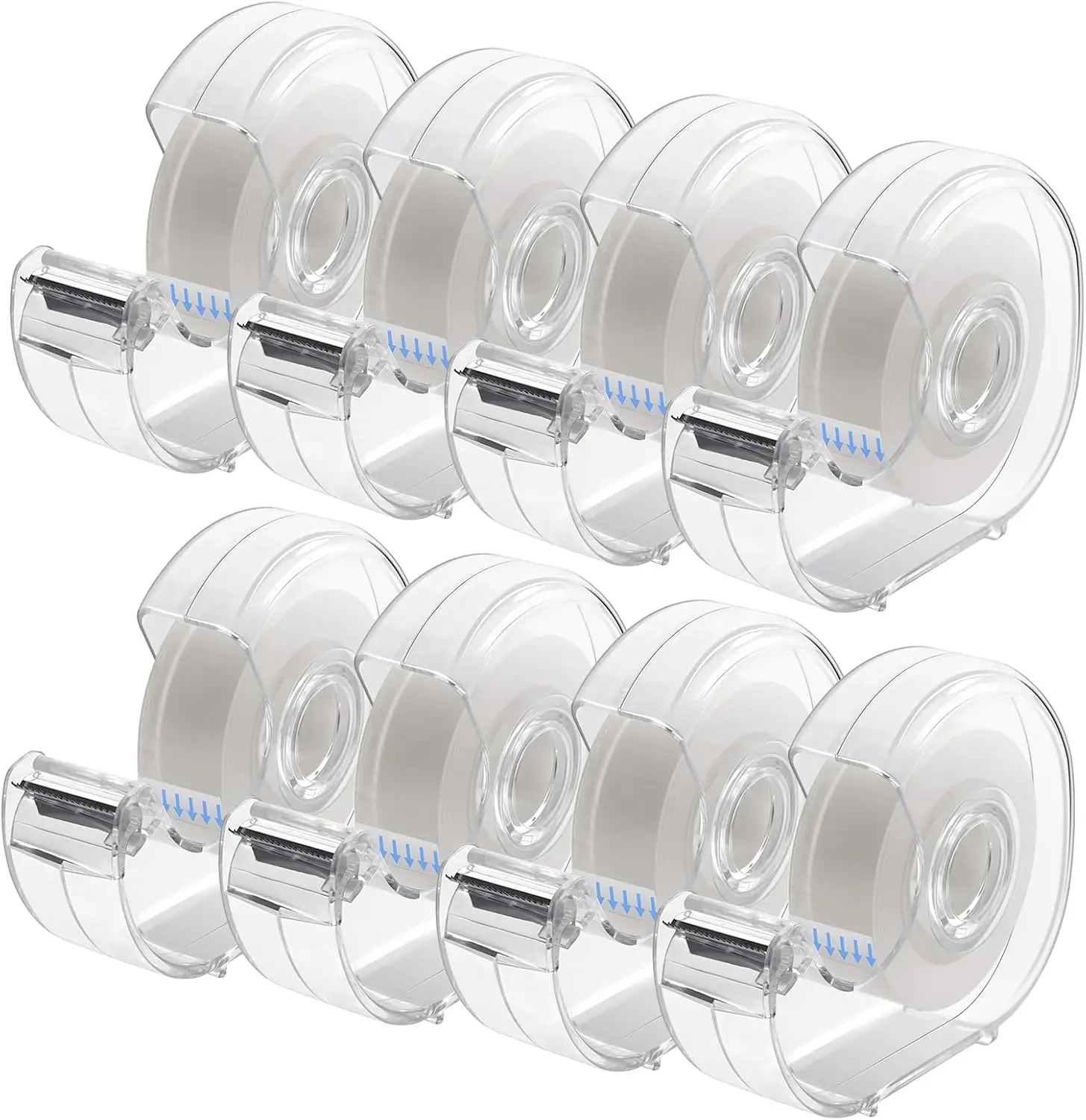 Transparent Tape with Dispenser and Refills, Clear Tape for Home School Office Supplies, 0.7x1000 Inch, 8 Pack
Transparent Tape with Dispenser and Refills, Clear Tape for Home School Office Supplies, 0.7x1000 Inch, 8 Pack